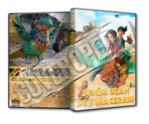 Benim Uçan Dev Maceram - Una Aventura Gigante - 2023 Türkçe Dvd Cover Tasarımı